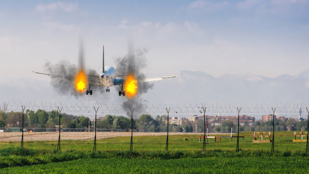 Notfall auf dem Flughafen! Boing 757 fängt nach Landung Feuer - 190 Passagiere mussten evakuiert werden